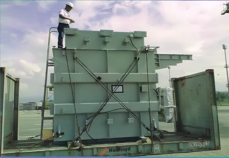 Heavy Transformer Freight, Lifting and Delivery